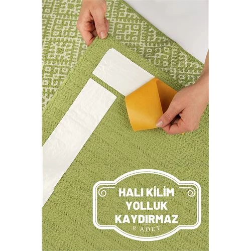 TransForMacion Flamme 8 Adet Halı Kilim Yolluk Kayma Önleyici Yapışkan 716335