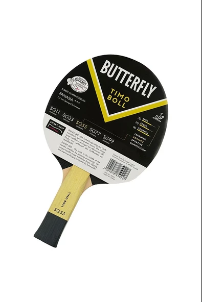 BUTTERFLY Boll Smart Grip Sg55 Ittf Onaylı Masa Tenisi Raketi 85022S - 2