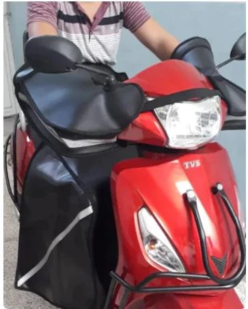 Scooter Motorsiklet El Koruma Rüzgarlık++ Diz Örtüsü Birlikte Set