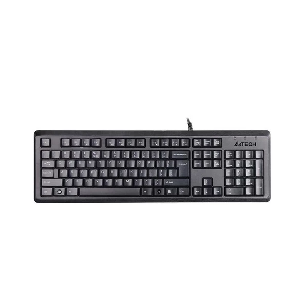 A4 Tech KR-92 Klavye Usb Siyah, Q, Tr