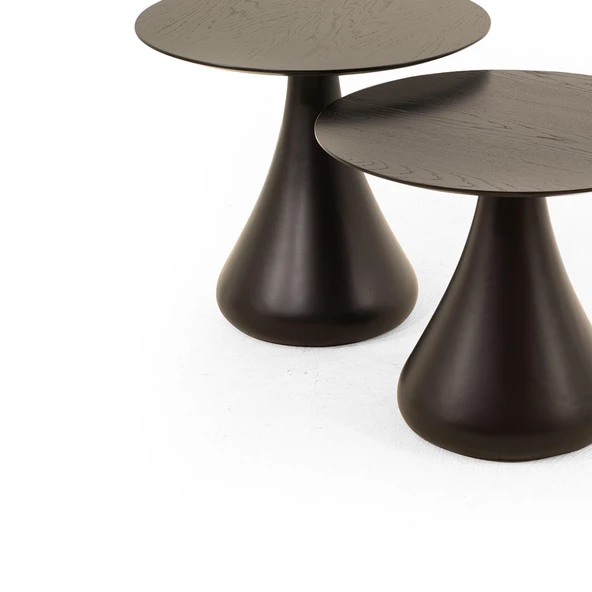 Mushroom Set Sehpa | Mantar Sehpa | Siyah | Rehome - 3