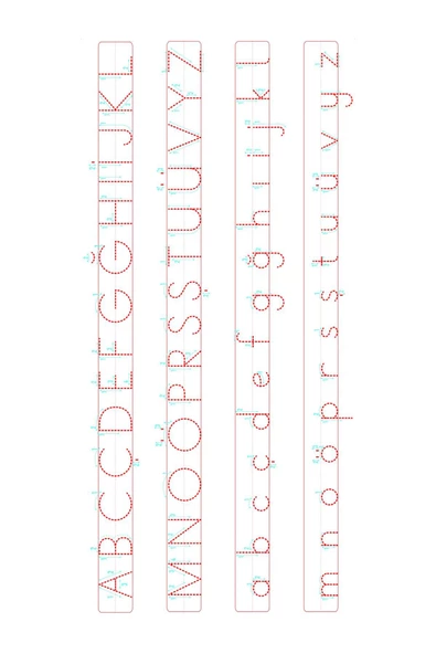 Harfli Kılavuz, Yeni Müfredata Uygun, Yeri Değiştirilebilir,Yapışkansız Tutunan Statik Akıllı Kağıt - Resim 2