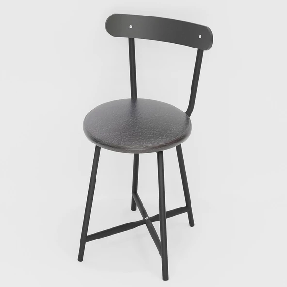 Eportatif Balkon Sandalyesi Mutfak Salon Bahçe Sandalye Döşeme Çam 1472 - 2