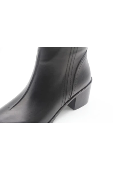 009 Sherens Kadın Deri Bot - Resim 4