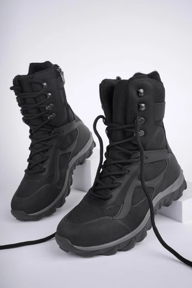 Muggo LOWA Garantili Tactical Askeri Fermuarlı ve Bağcıklı Postal Çöl Botu - 10