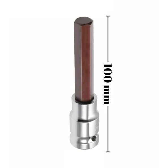 NT Tools 8 mm. 1/2" Uzun Lokmalı Allen Uç NCAL12U08S