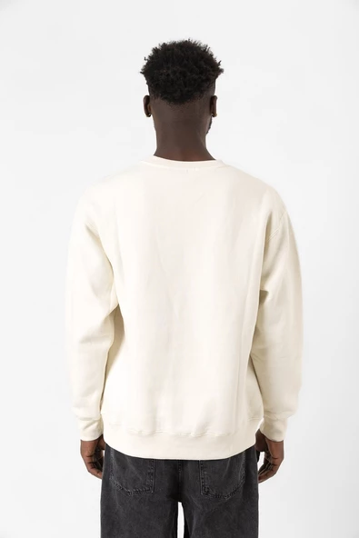 Sarı Kırmızı Dna Ekru Erkek 2ip Sweatshirt - 5