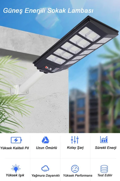ST800 800 Solar DLS Güneş Enerjili  Bahçe Çevre  Lambası - 4