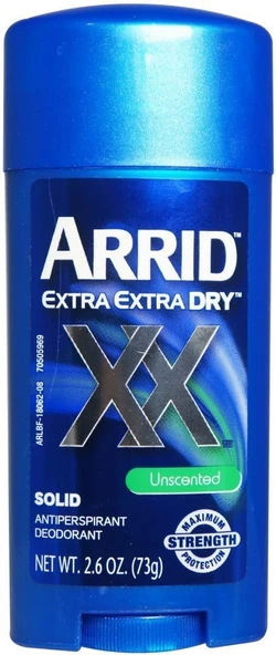 Arrid XX Extra Extra Dry Uncented Antiperspirant (Kokusuz) 73gr Erkek