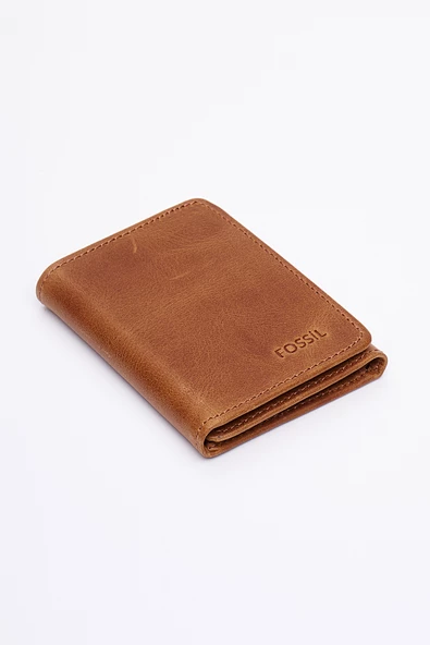 Fossil Hakiki Gerçek Deri Erkek Kartlık Cüzdan Crazy Taba 8112 - 2