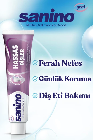 Sanino Hassas Dişler Diş Macunu 6x75 ml - 2