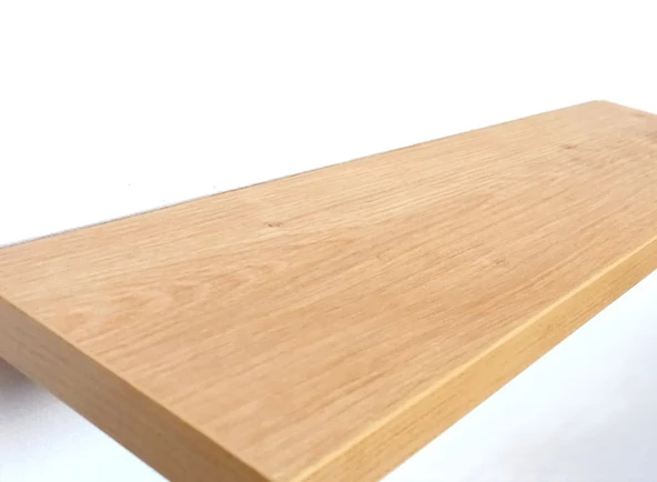 yankı-byeg 20 Cm Üçlü Safir Meşe Mdf Uçan Mini Duvar Rafı Gizli Bağlantı Çiçeklik - 2