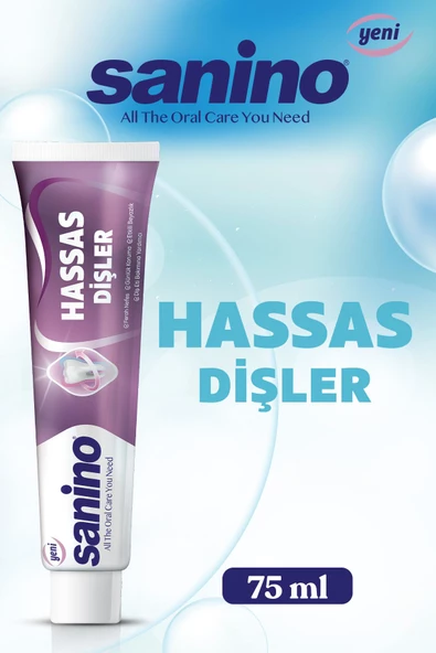 Sanino Hassas Dişler Diş Macunu 6x75 ml - 3