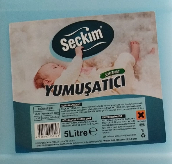 Seçkim Çamaşır Yumuşatıcı Softener Mavi 5 Litre - 3