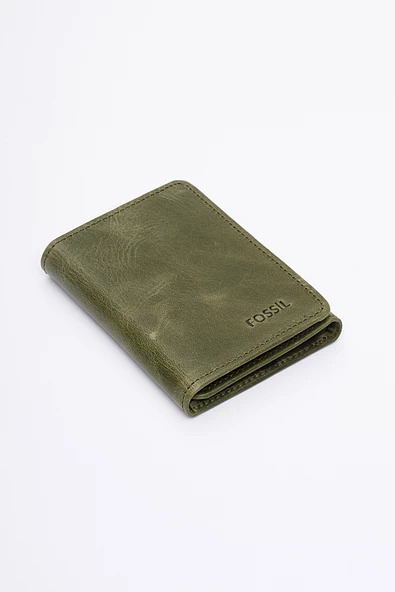 Fossil Hakiki Gerçek Deri Erkek Kartlık Cüzdan Crazy Yeşil 8112 - Resim 2