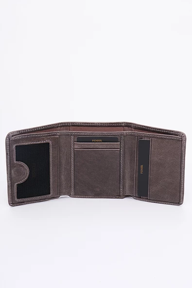 Fossil Hakiki Gerçek Deri Erkek Kartlık Cüzdan Crazy Gri 8112 - Resim 4