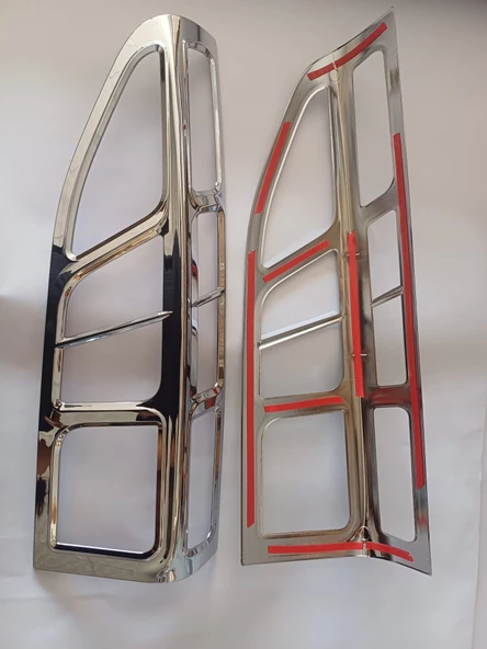 Peugeot Partner Tepee ABS Krom Stop Çerçevesi 2 Parça 2012-2018 Arası - Resim 3