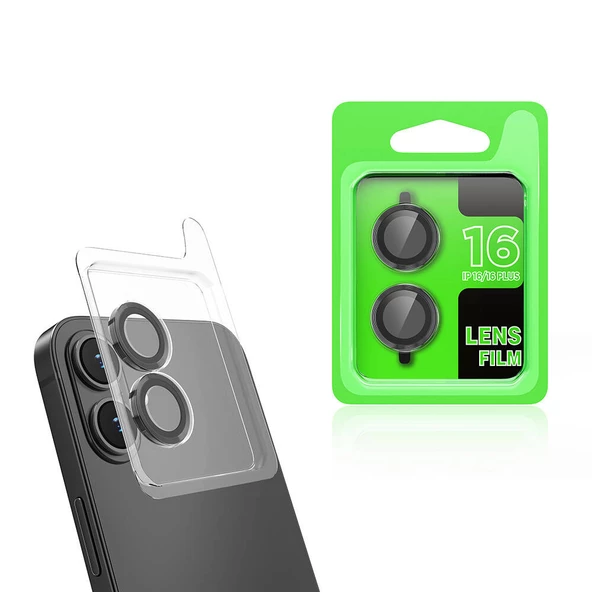iPhone 16 Plus CL-07 Kamera Lens Koruyucu - Resim 3