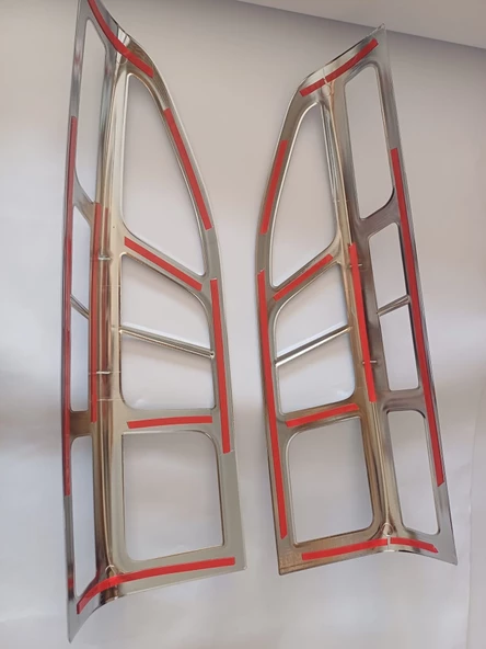 Peugeot Partner Tepee ABS Krom Stop Çerçevesi 2 Parça 2012-2018 Arası - Resim 2