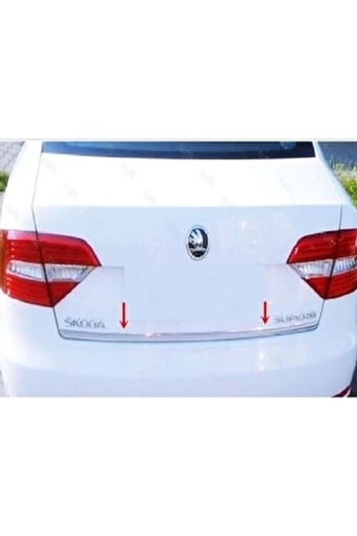 Skoda Superb Krom Bagaj Alt Çıtası 2015 Ve Üzeri Paslanmaz Çelik ürün görseli