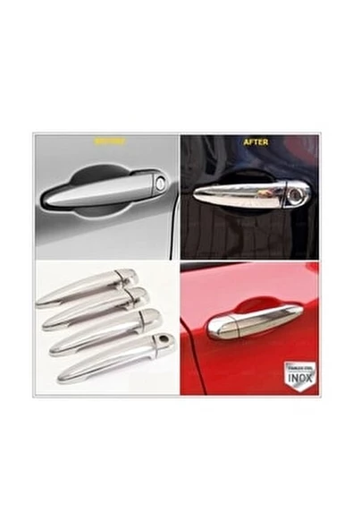 BMW X1 E84 Krom Kapı Kolu 4 Kapı 2009-2015 Paslanmaz Çelik ürün görseli 1