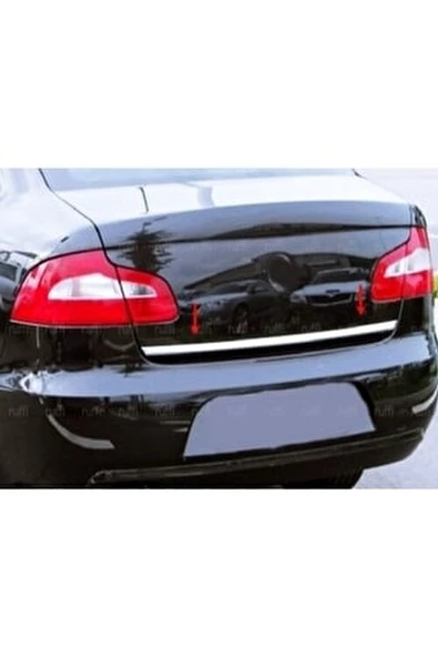 Skoda SuperB Krom Bagaj Alt Çıtası 2008-2015 Arası Paslanmaz Çelik ürün görseli 1