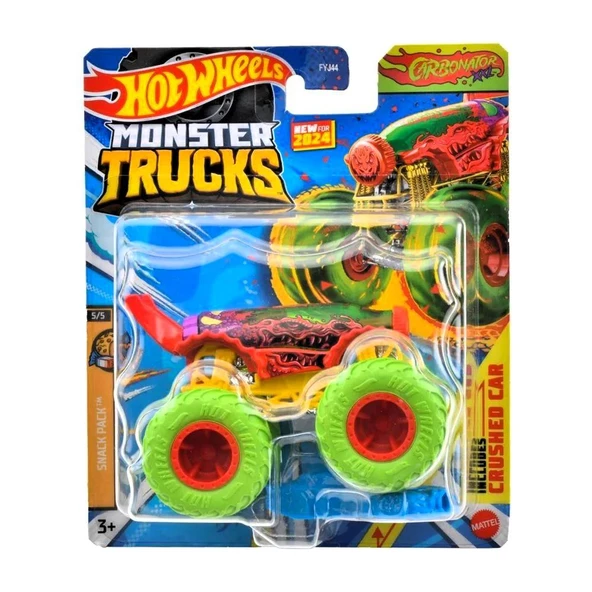 Hot Wheels Monster Trucks 1:64 Arabalar CARBONATOR XXL  FYJ44-HTM47 - 3