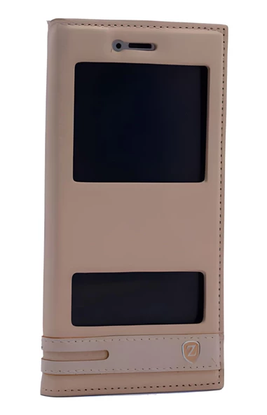 Huawei P9 Lite Kılıf Pencereli Elite Kapaklı Kılıf - 4