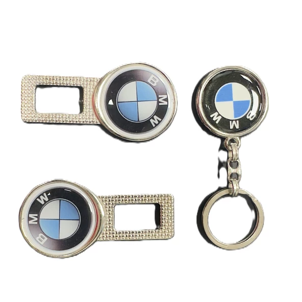 BMW Emniyet Kemerrrr Metal Toka 1 Çift Ve Anahtarlık 1 Adet - Resim 2