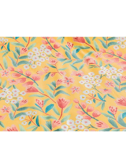 English Home Bloomy Branch Kolay Ütülenir Tek Kişilik Nevresım 160 x 220 cm Sarı - 4