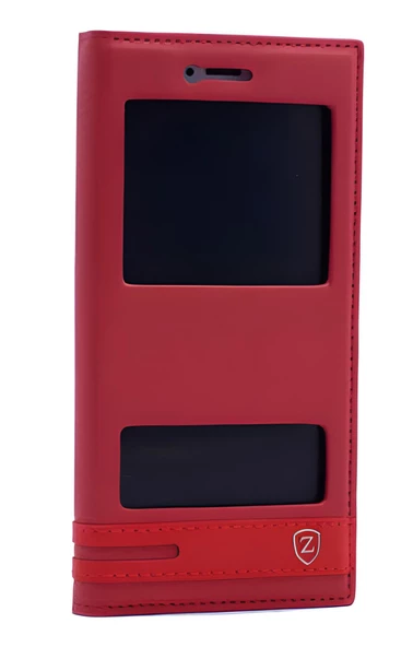 Huawei P9 Lite Kılıf Pencereli Elite Kapaklı Kılıf - 5