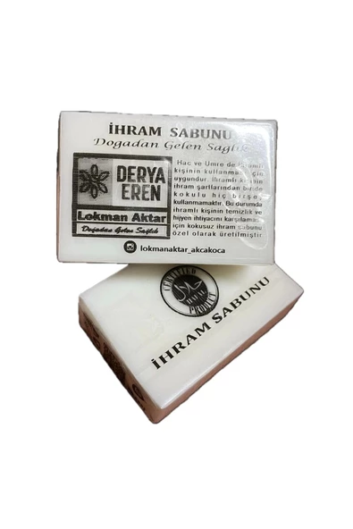 3 Adet Kokusuz Ihram Sabunu 120 gr, Derya Eren
