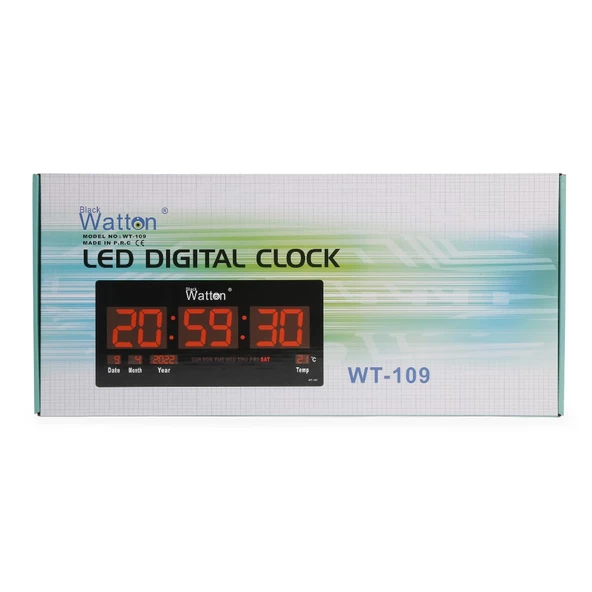 Dijital Duvar Ve Masa Saati Wt-109 - 3