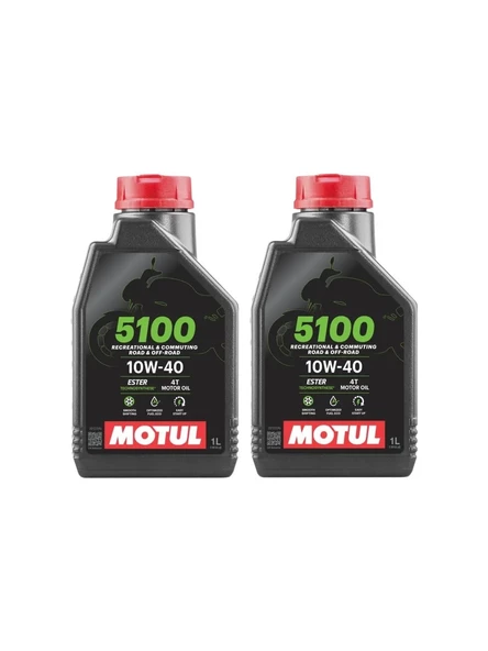 Motul 5100 10W40 4T 2 Litre Motosiklet Yağı (Üretim Yılı: 2024)