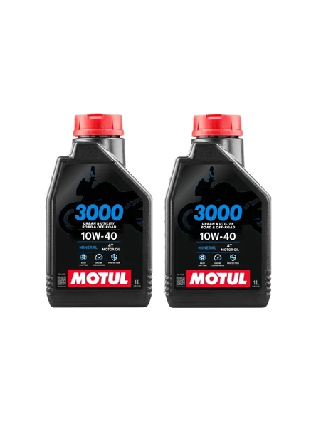 Motul 3000 10W40 4T 2 Litre Motosiklet Yağı (Üretim Yılı:2024)