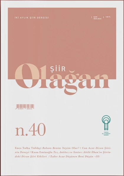 Olağan Şiir Dergi 40.Sayı Eylül-Ekim 2024