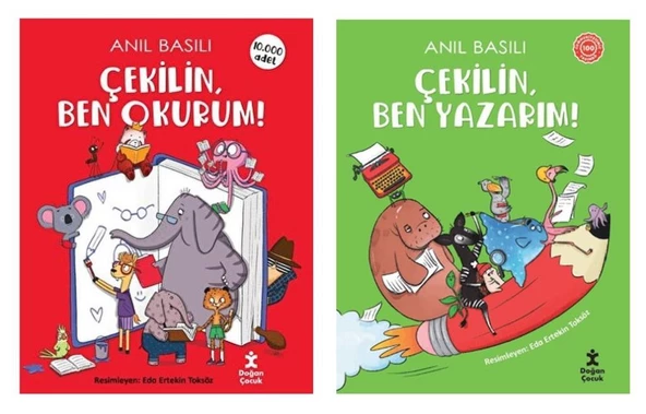 Anıl Basılı Çekilin, Ben Yazarım + Çekilin Ben Okurum (2 Kitap)