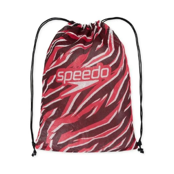 Speedo Printed Mesh Bag (Kırmızı)