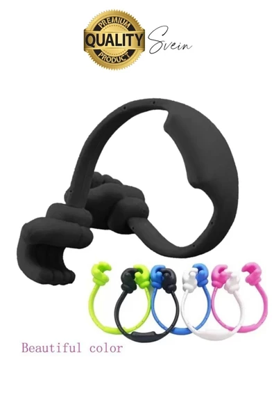 Sevimli 2 El Ayarlı Dikey Yatay Baş Parmak Şekilli Dekoratif Tablet Ekran Tutucu Mobil Masaüstü - 4