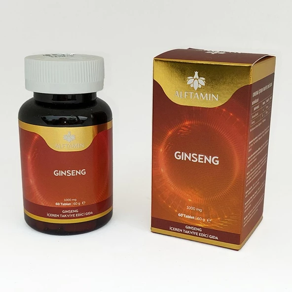 Alftamin Ginseng İçeren Takviye Edici Gıda 1000 mg 60 Tablet - 2