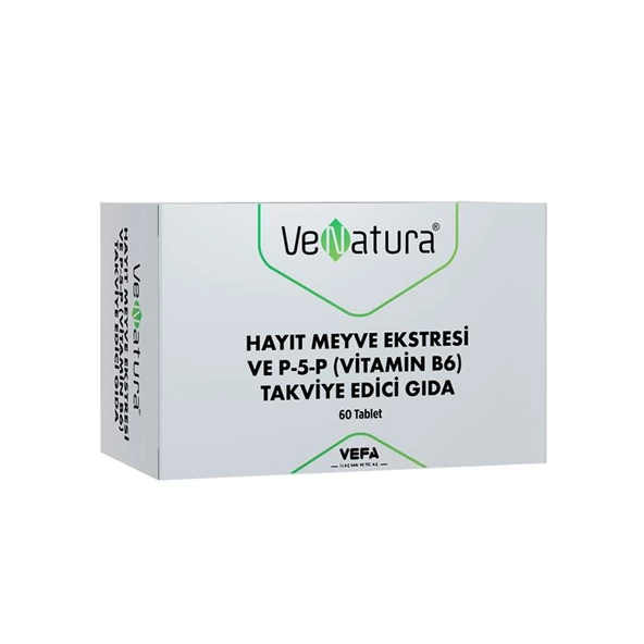 Venatura Hayıt Meyve Ekstresi ve P-5-P Vitamin B6 Takviye Edici Gıda 60 Kapsül