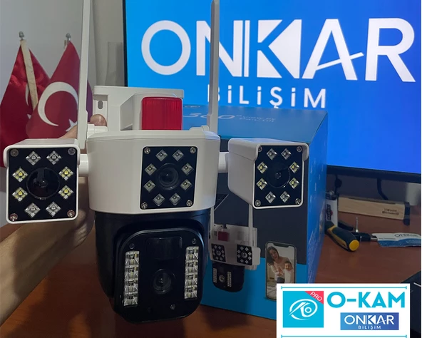 OKAM 3030 6MP SİM KART DESTEKLİ GÜNEŞ ENERJİLİ GÜVENLİK KAMERASI - 4