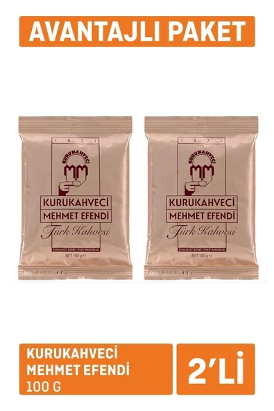 Mehmet Efendi   Kurukahveci 100 G 2'li