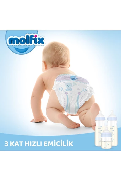 Molfix   Bebek Bezi Ultra Fırsat Paketi Maxi 4 No 200 Lü - 5