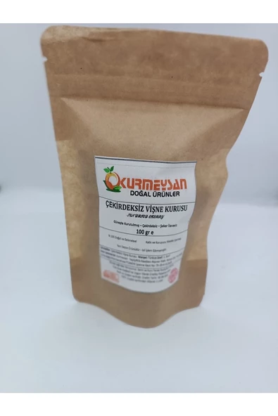 KURMEYSAN Çekirdeksiz Vişne Kurusu 100 gr - 4