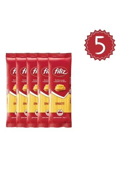 FİLİZ   Filiz Spagetti (Çubuk) 500gr x5 adet