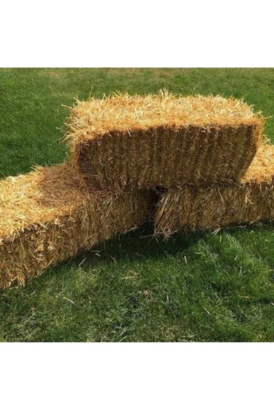 Ekodoğa Saman Balyası Rustic Saman Dekorasyon 1 Adet 20kg ( Teslimat Sorunları Hariç ,iadesi Yoktur ) - 2