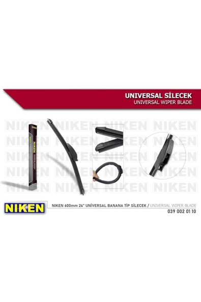 Niken 450mm 18" Universal Banana Tip Silecek