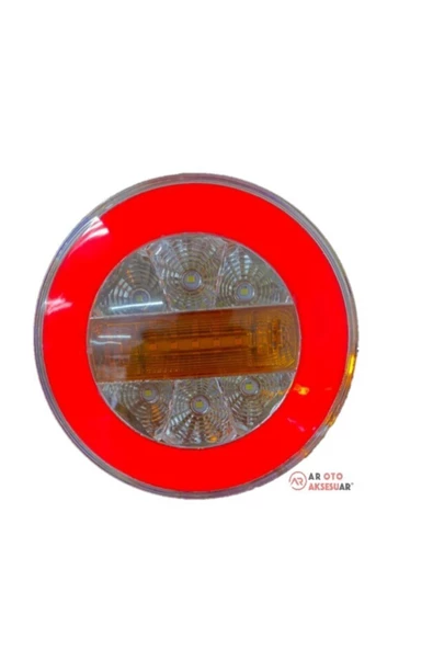 ar oto aksesuar Neon Ledli Hamburger Stop Lambası 12volt - 2