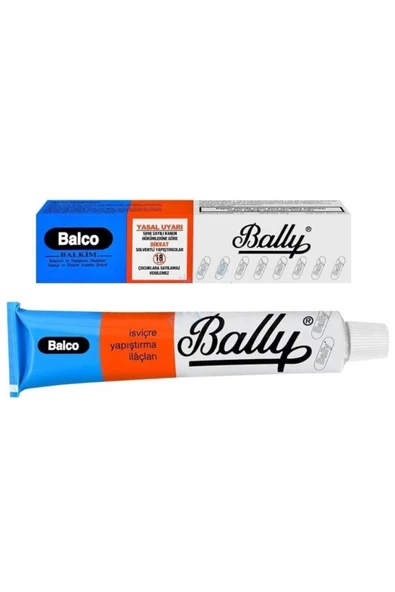 Balco Çok Amaçlı Bally Tüp Yapıştırıcı Deri Kösele Lastik Kumaş Kağıt Tahta Cam 50 gr